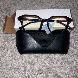 *NEW* DIFF Eyewear Allen - Chestnut Blue Light Glasses